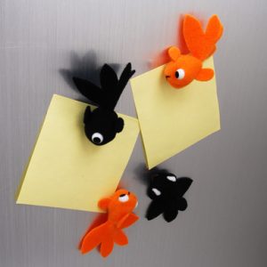 Gold Fish Magnet (set of 3)