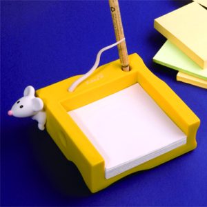 Mouse & Cheese Memo Pad Holder (memo included)